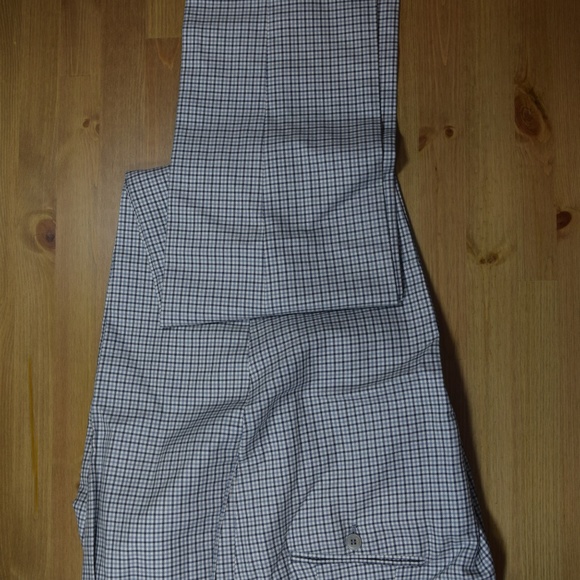 $960 Brioni Montana Blue Grey Silk Linen Pants 38 - Picture 8 of 8